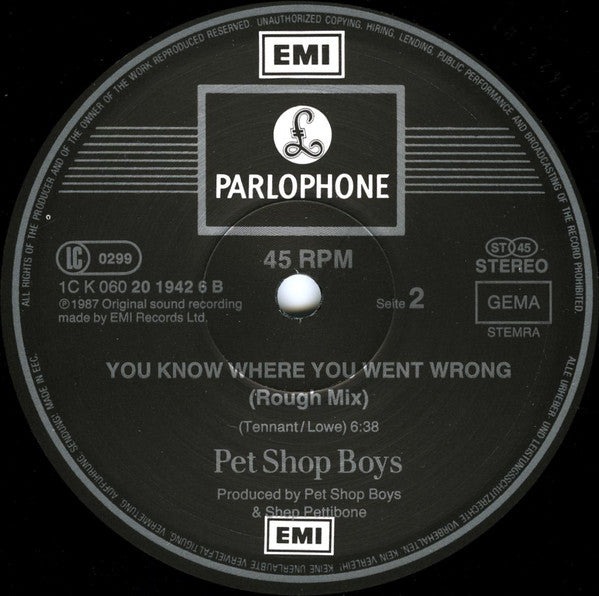 Pet Shop Boys : It's A Sin (Remix) (12", Maxi)