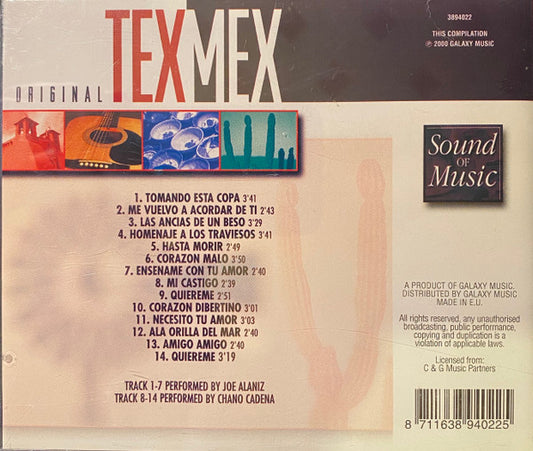 Joe Alaniz, Chano Cadena : Original Tex Mex (CD, Album, Comp)
