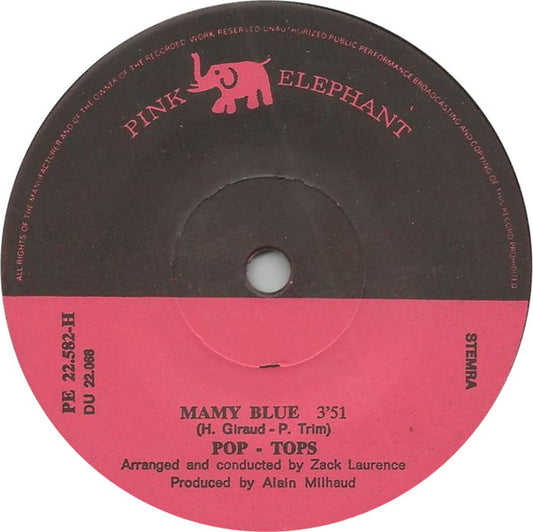 The Pop Tops : Mamy Blue (7", Single, sol)