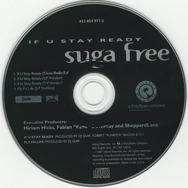 Suga Free : If U Stay Ready (CD, Single)
