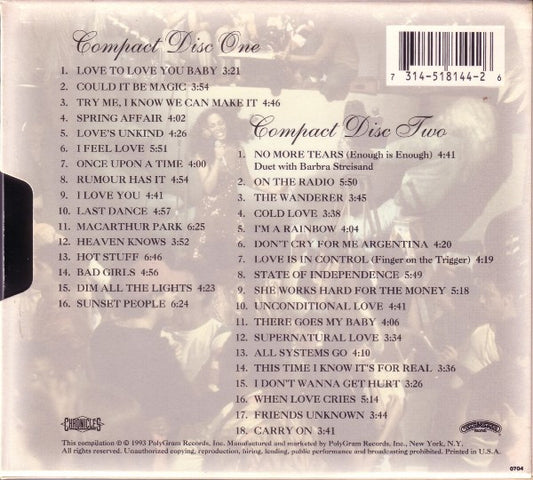 Donna Summer : The Donna Summer Anthology (2xCD, Comp)