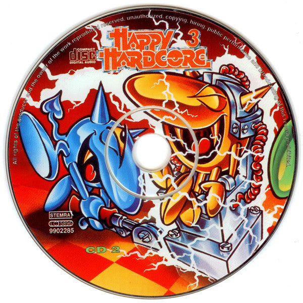 Various : Happy Hardcore 3 (2xCD, Comp, P/Mixed)