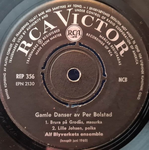 Alf Blyverkets Ensemble : En Sommerkveld På Videseter (7", EP)