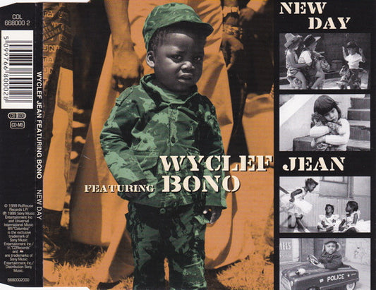 Wyclef Jean Featuring Bono : New Day (CD, Single)
