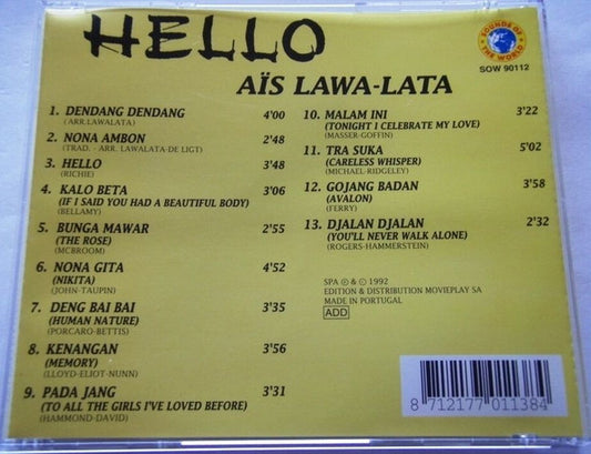 Ais Lawalata : Hello (CD, Album)
