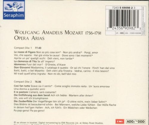 Various : Mozart Opera Arias (2xCD, Comp)