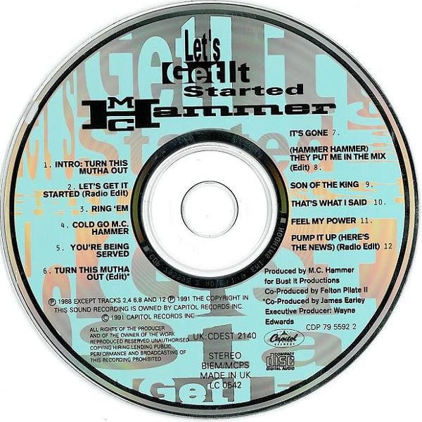 MC Hammer : Let's Get It Started (CD, Album)