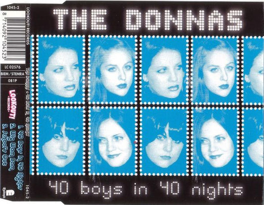 The Donnas : 40 Boys In 40 Nights (CD, Single)