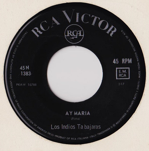 Los Indios Tabajaras : Maria Elena (7", Mono)