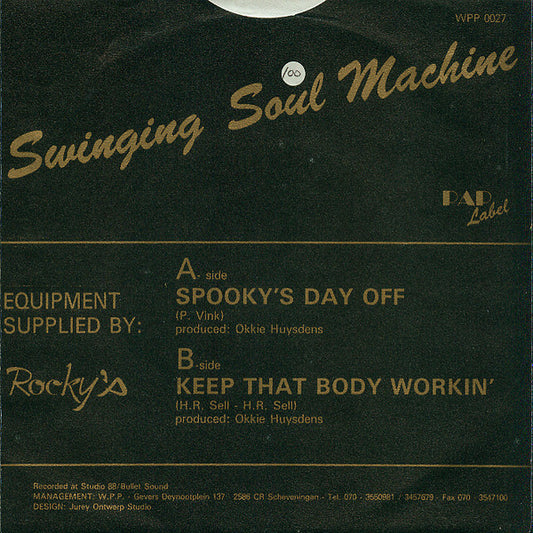 Swinging Soul Machine : Spooky's Day Off (7", Single)