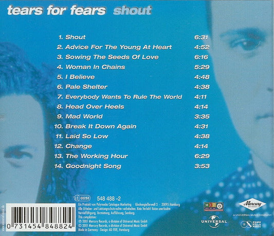 Tears For Fears : Shout (CD, Comp, MID)