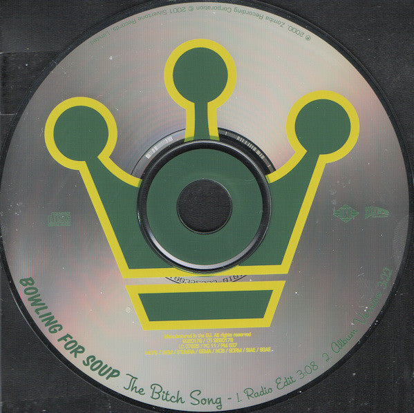 Bowling For Soup : The Bitch Song (CD, Single)
