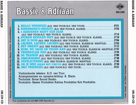 Bassie & Adriaan : Bassie & Adriaan (CD, Album, RE, Bla)