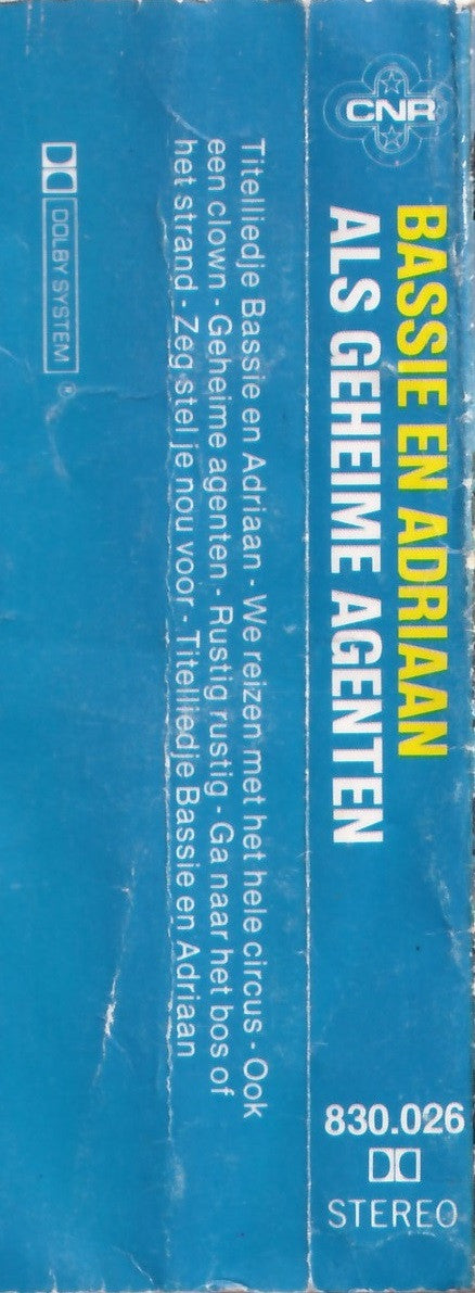 Bassie & Adriaan : Als Geheime Agenten (Cass, Whi)