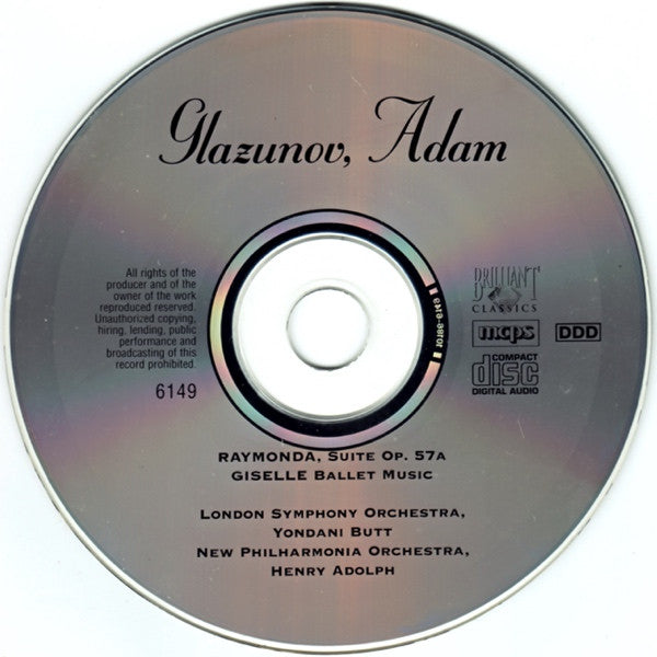 Alexander Glazunov, Adolphe C. Adam : Raymonda - Giselle (CD, Comp)