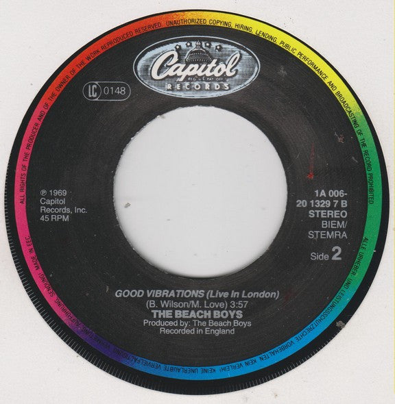 The Beach Boys : Rock 'N' Roll To The Rescue (7", Single)