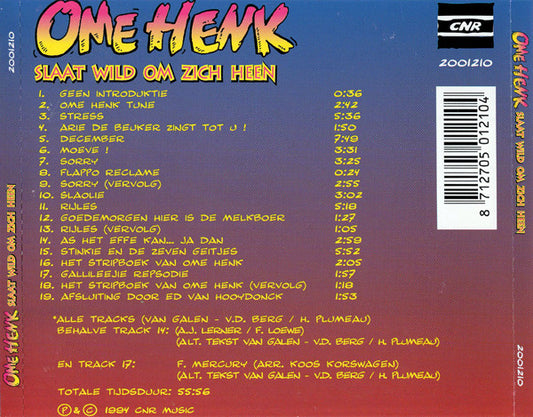 Ome Henk : Ome Henk Slaat Wild Om Zich Heen (CD, Album)
