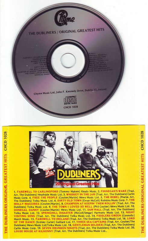 The Dubliners : 20 Original Greatest Hits (CD, Comp)