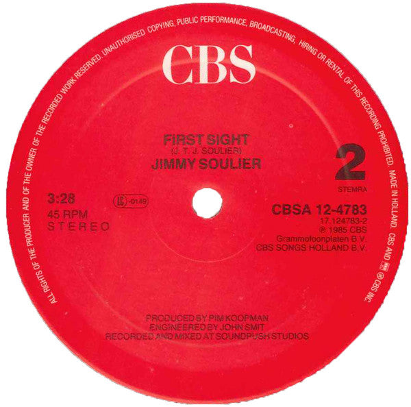 Jim Soulier : First Sight (12")