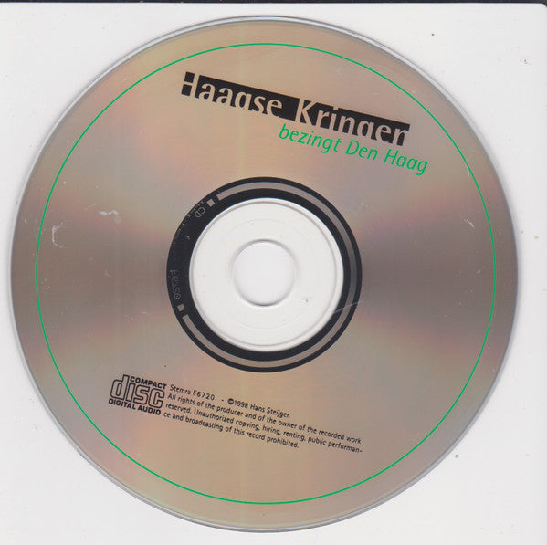 Haagse Kringen : Bezingt Den Haag (CD, Album)
