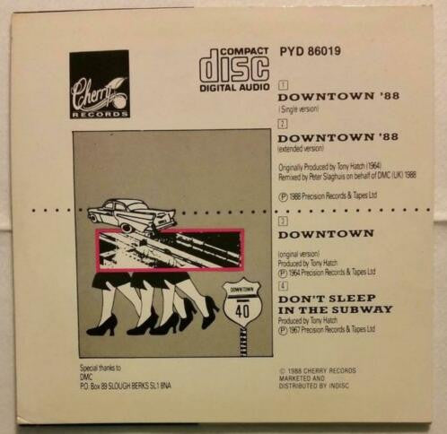 Petula Clark : Downtown '88 (CD, Maxi, Car)