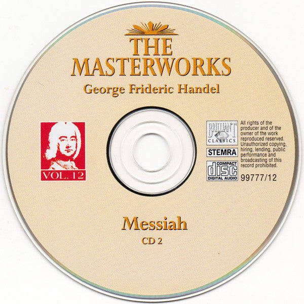 Georg Friedrich Händel : Messiah (2xCD, Album, RE)