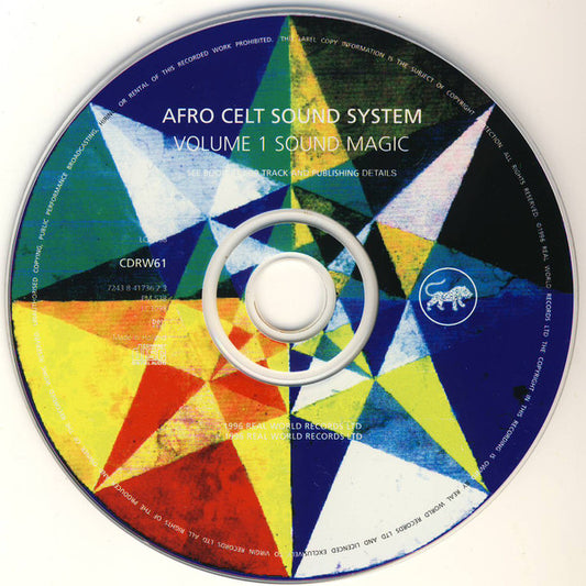 Afro Celt Sound System : Volume 1 Sound Magic (CD, Album)