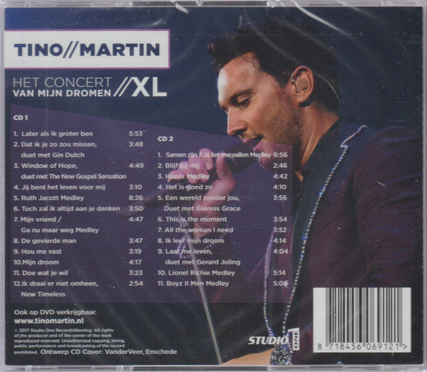 Tino Martin : Het Concert Van Mijn Dromen XL (Live In De Ziggo Dome) (2xCD, Album)