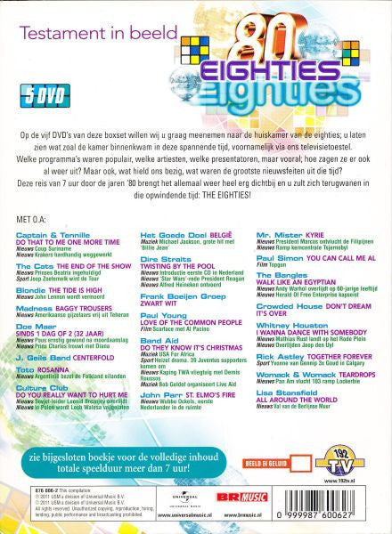 Various : Testament In Beeld - Eighties (5xDVD, Comp)