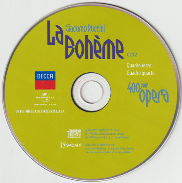 Giacomo Puccini - Angela Gheorghiu, Roberto Alagna, Simon Keenlyside, Orchestra Del Teatro Alla Scala E Coro Del Teatro Alla Scala, Riccardo Chailly : La Bohème (2xCD, Album, RE + Box, Sli)