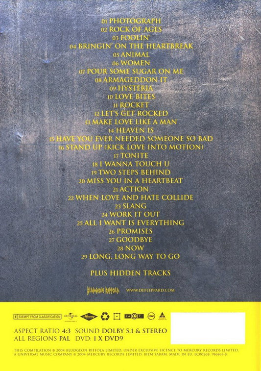 Def Leppard : Best Of The Videos (DVD-V, Comp, Copy Prot., Multichannel, PAL)