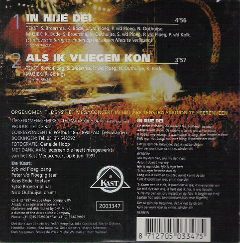 De Kast : In Nije Dei (Live) (CD, Single, Car)