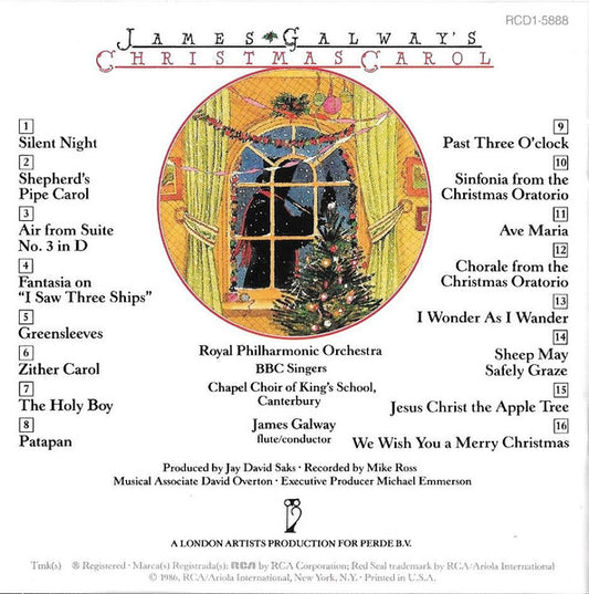 James Galway : Christmas Carol (CD, Album, RE)