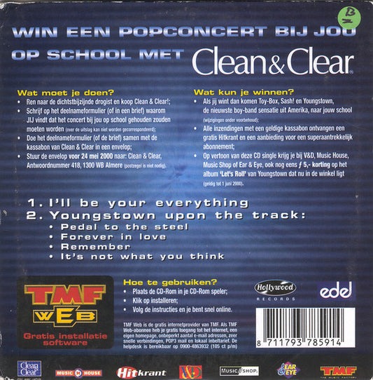 Youngstown : I'll Be Your Everything (CD, Single, Promo)