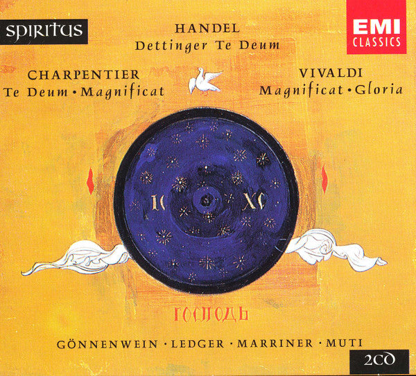 Georg Friedrich Händel, Marc Antoine Charpentier, Antonio Vivaldi - Wolfgang Gönnenwein • Philip Ledger • Sir Neville Marriner • Riccardo Muti : Dettinger Te Deum / Te Deum • Magnificat / Magnificat • Gloria (2xCD, Comp, RE)