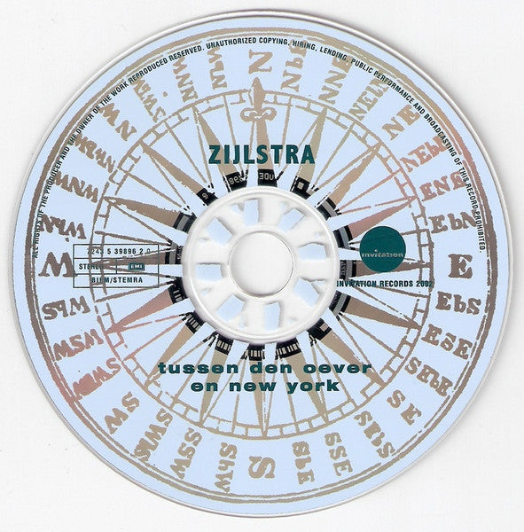 Zijlstra : Tussen Den Oever En New York (CD, Album)