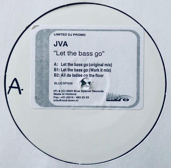 JVA : Let The Bass Go (12", W/Lbl, Sti)