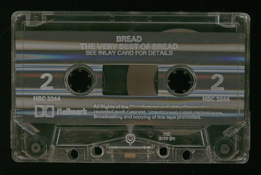 Bread : The Very Best Of Bread - 16 Great Songs (Cass, Comp, Cle)