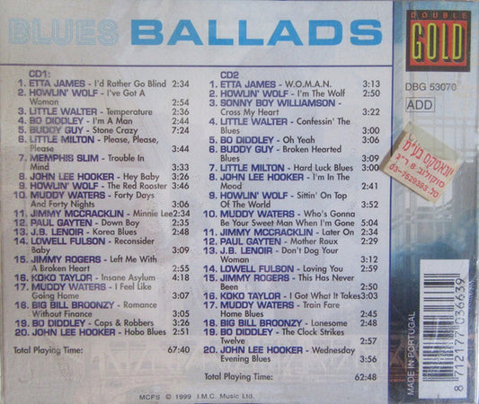 Various : Blues Ballads (2xCD, Comp)