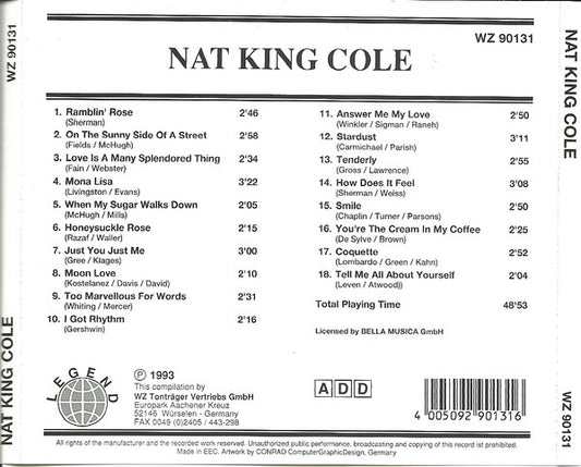 Nat King Cole : Stardust (CD, Comp)