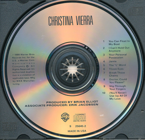 Christina Vierra : Christina Vierra (CD, Album)