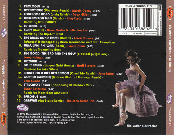 Various : Electro Lounge: Electronic Excursions In Hi-Fi Stereo (CD, Comp)