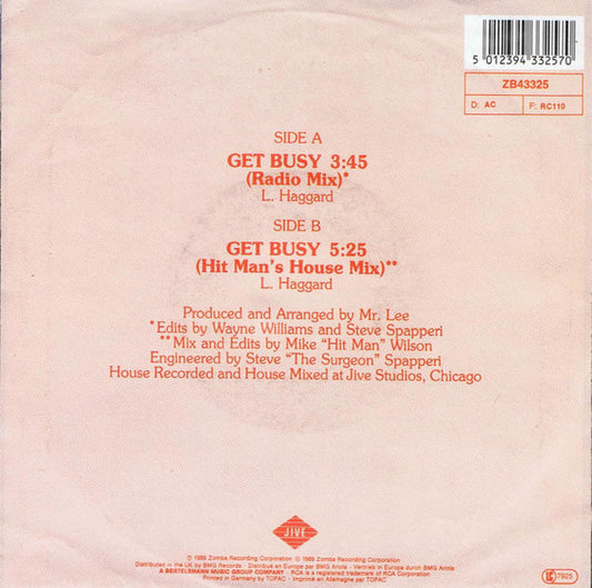 Mr. Lee : Get Busy (7", Single)