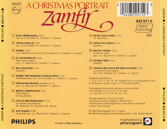 Gheorghe Zamfir : A Christmas Portrait (CD, Album)
