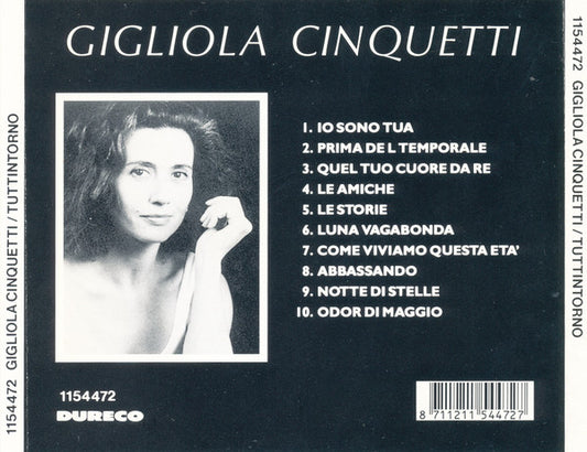 Gigliola Cinquetti : Tuttintorno (CD, Album)