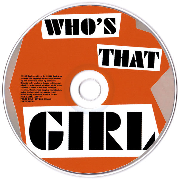 Robyn : Who's That Girl (CD, Single, Promo)