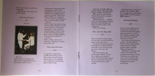 Barbra Streisand : One Voice (CD, Album)