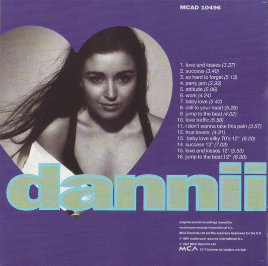 Dannii Minogue : Love And Kisses And... (CD, Album, RE)