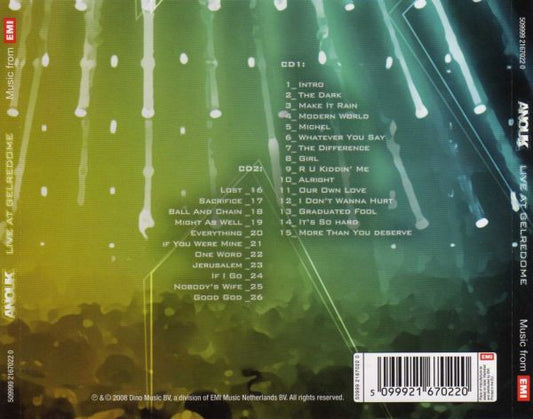 Anouk : Live At Gelredome (2xCD, Album)