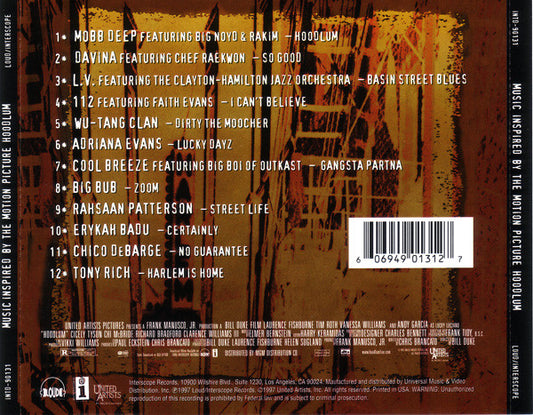 Various : Hoodlum - Music Inspired By The Motion Picture (CD, Comp)